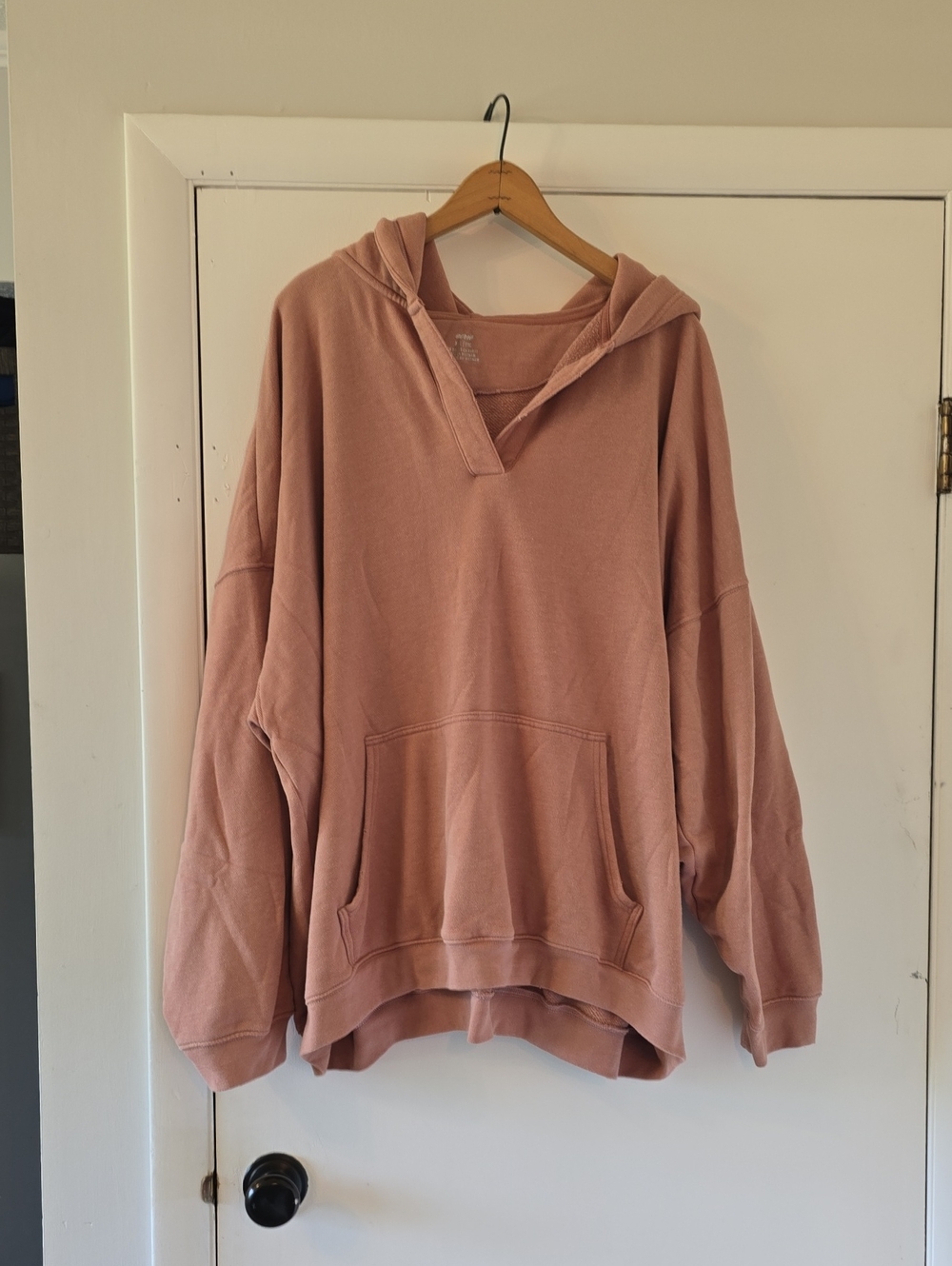 Aerie Oversized Hoodie in Dusty Rose, XXL